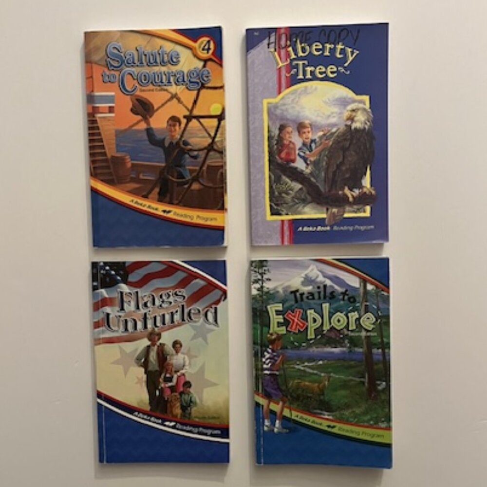 Abeka 4 Readers - Lot of 4 Books - *EUC